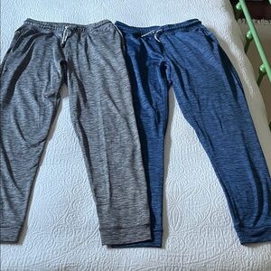 Vineyard Vines Blue & Grey Athletic Joggers, Size X-Large (18)